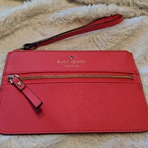 Kate Spade Coral Wristlet